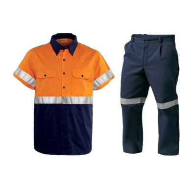 Orange – Navy Workwear