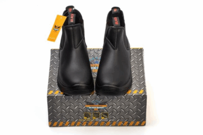 Black Wings Safety Boots: Slip-on - Image 6