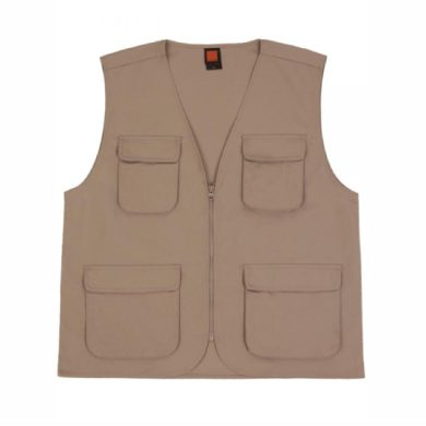 Canvas Safety Vest Black