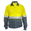 Yellow Navy Long Sleeve With Reflector