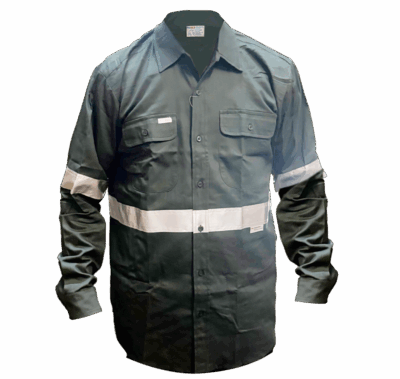 Green Long Sleeve With Reflector